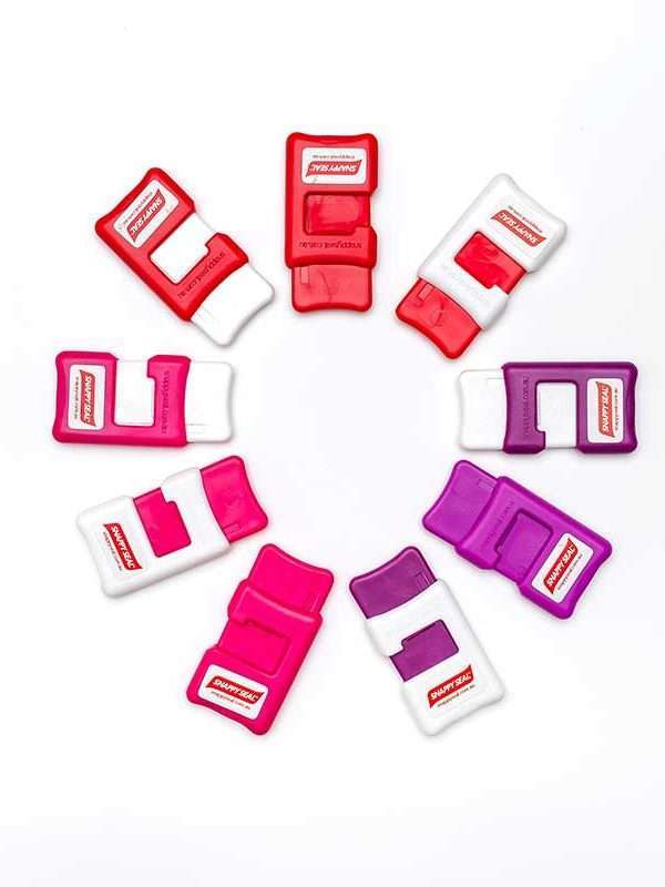 Snappy Seal Australia's Simple Bag Clips. Random Mix Colour. The Simple, Aussie Way to Lock in Freshness!