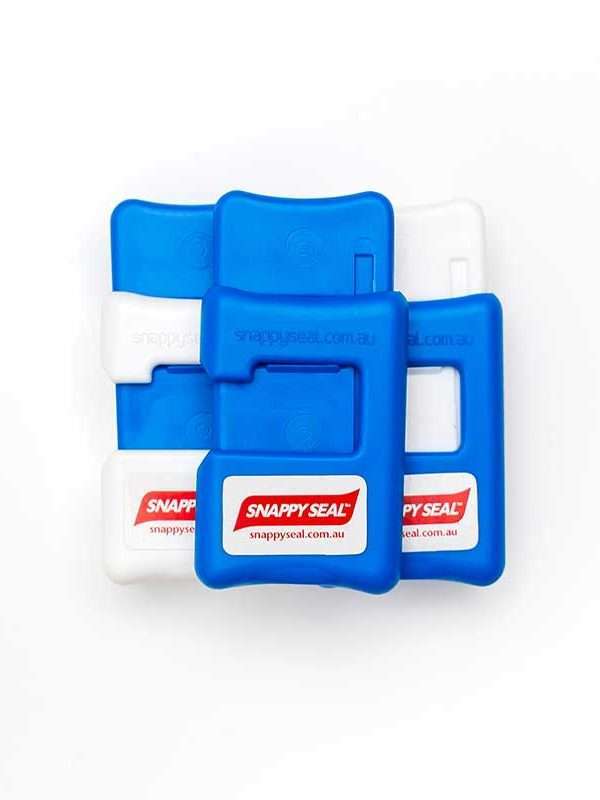 Snappy Seal Australia's Simple Bag Clips. Cosmic Cobalt Colour. The Simple, Aussie Way to Lock in Freshness!