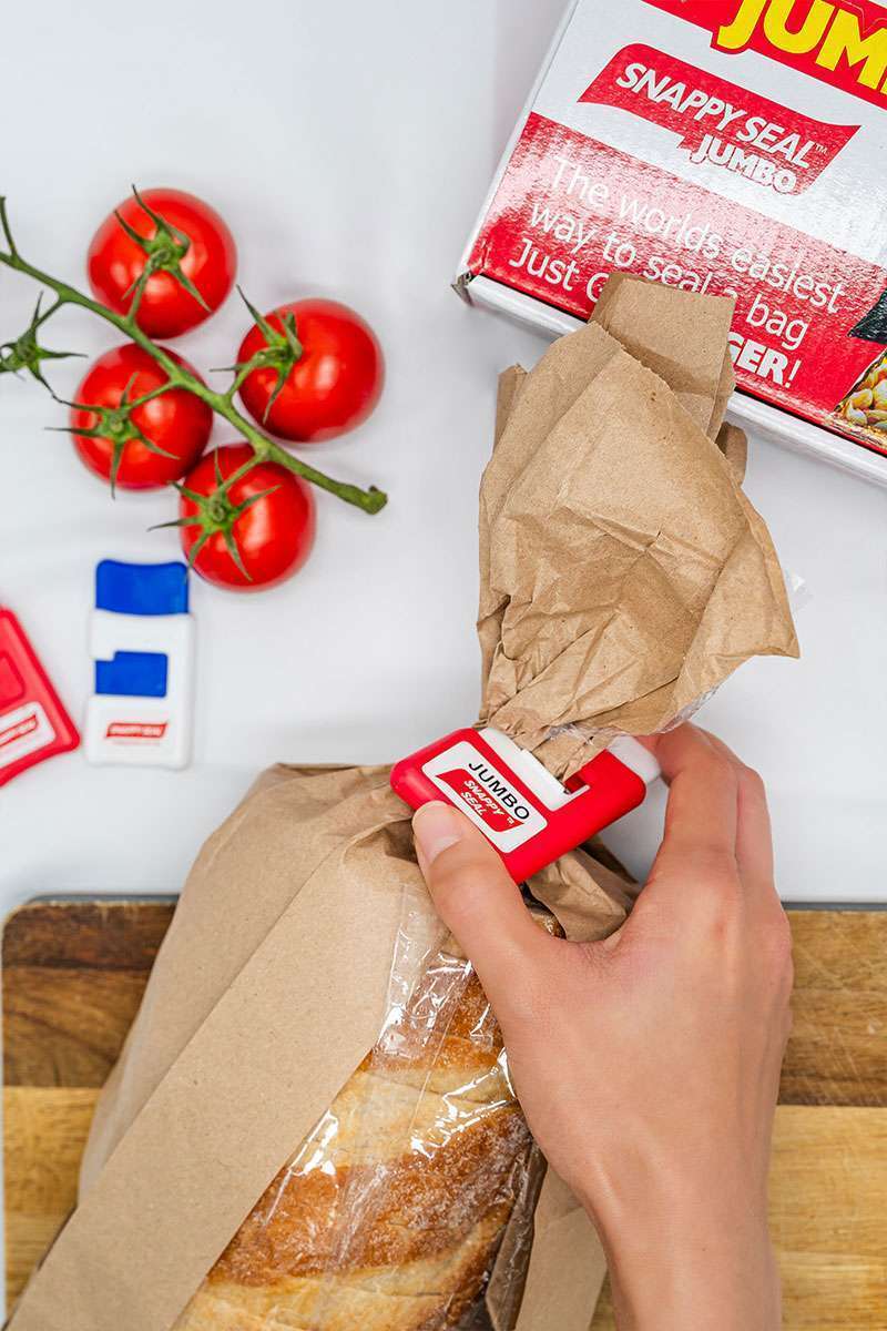 Snappy Seal Australia's Simple Crimson Red Colour Bag Clips. Lifestyle Kitchen. The Simple, Aussie Way to Lock in Freshness!